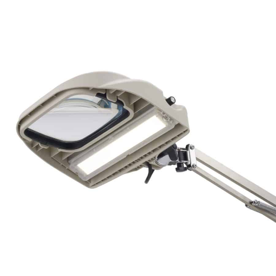 Otsuka Illuminated LED Magnifier – O-LIGHT5-F – Universal Clamp Square Lens (Extra Large Lens) - 2