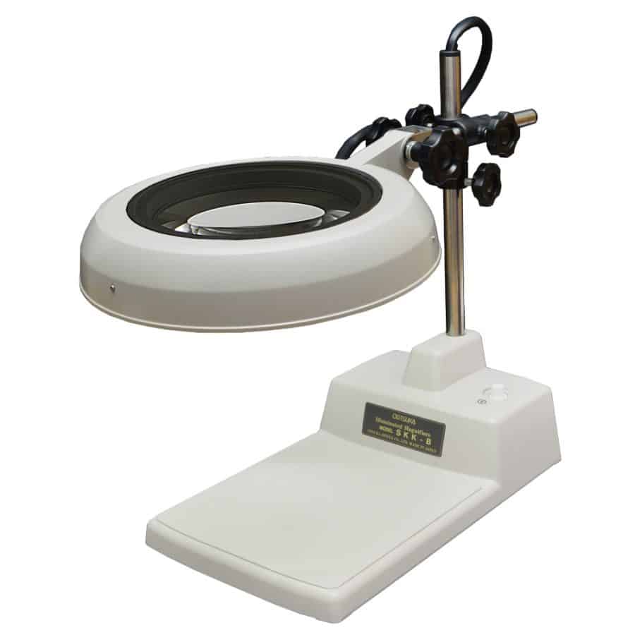 Otsuka Illuminated LED Magnifier SKKB Desktop Takumi Precision